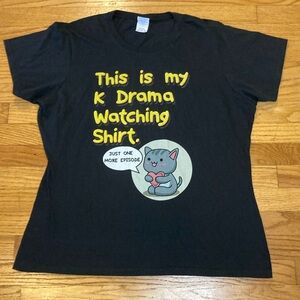 Kdrama Kitty Cat T-Shirt Sz XXL